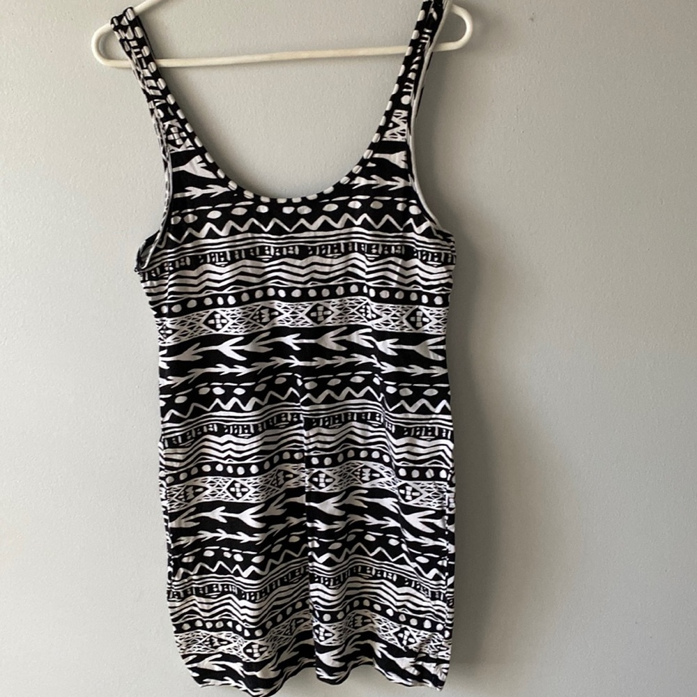 VS Pink Tribal print tank top dress/beach cover up Size Lg